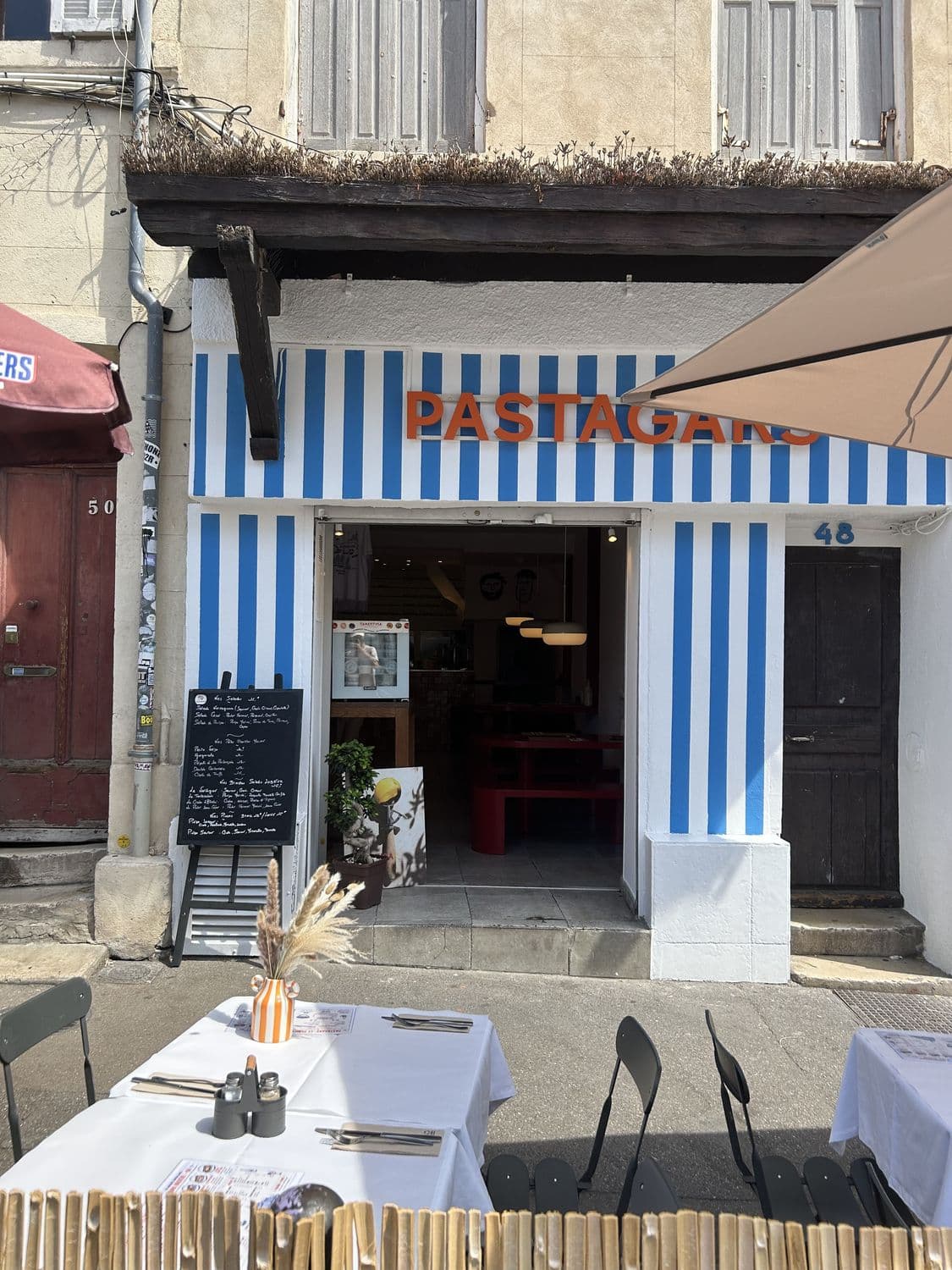 Devanture Pastagars, rue Caisserie, Marseille